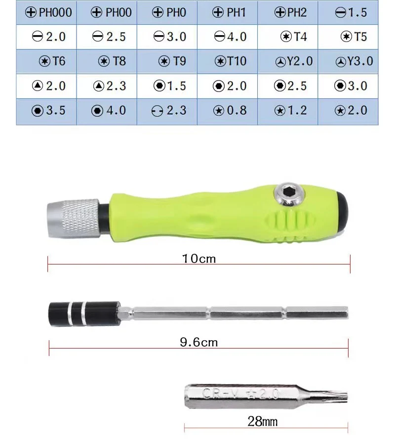 32 in 1 Precision Screwdriver Set, Keyboard and Electronics Repair Tool Kit - Image 3