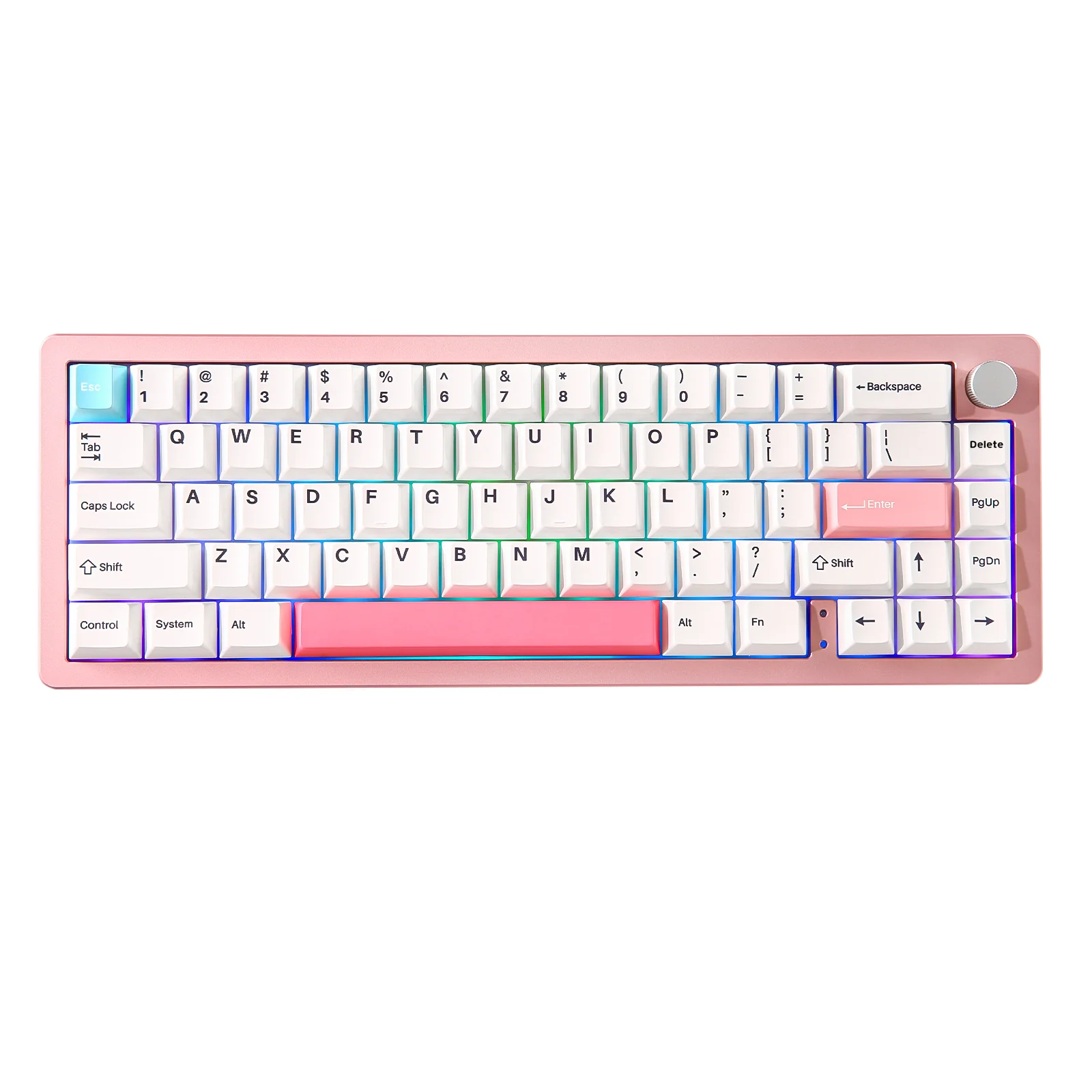 YUNZII AL66 Knob CNC Aluminum Wireless Mechanical Keyboard - Image 14