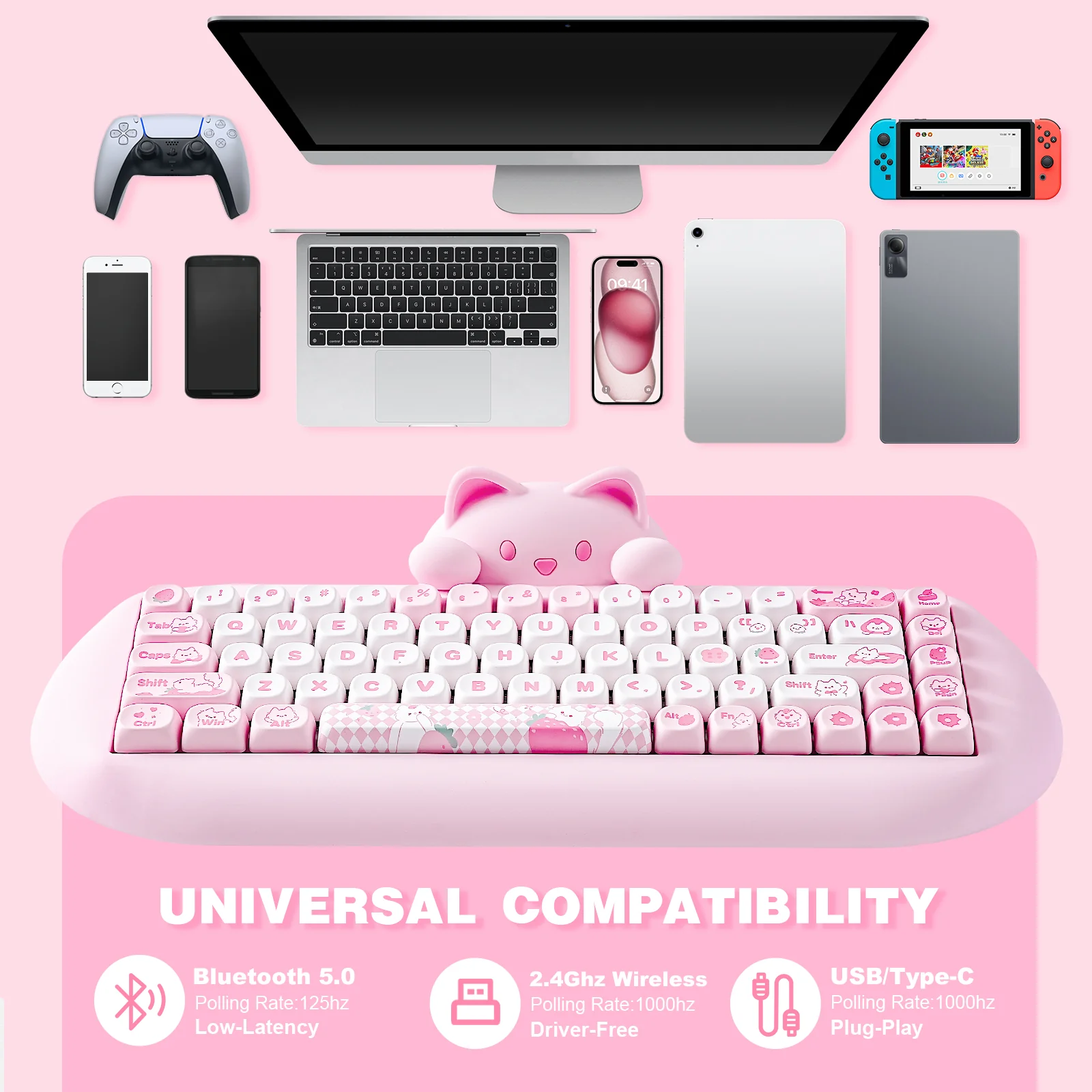 YUNZII C68 Hi-Fi Mechanical Keyboard - Image 5