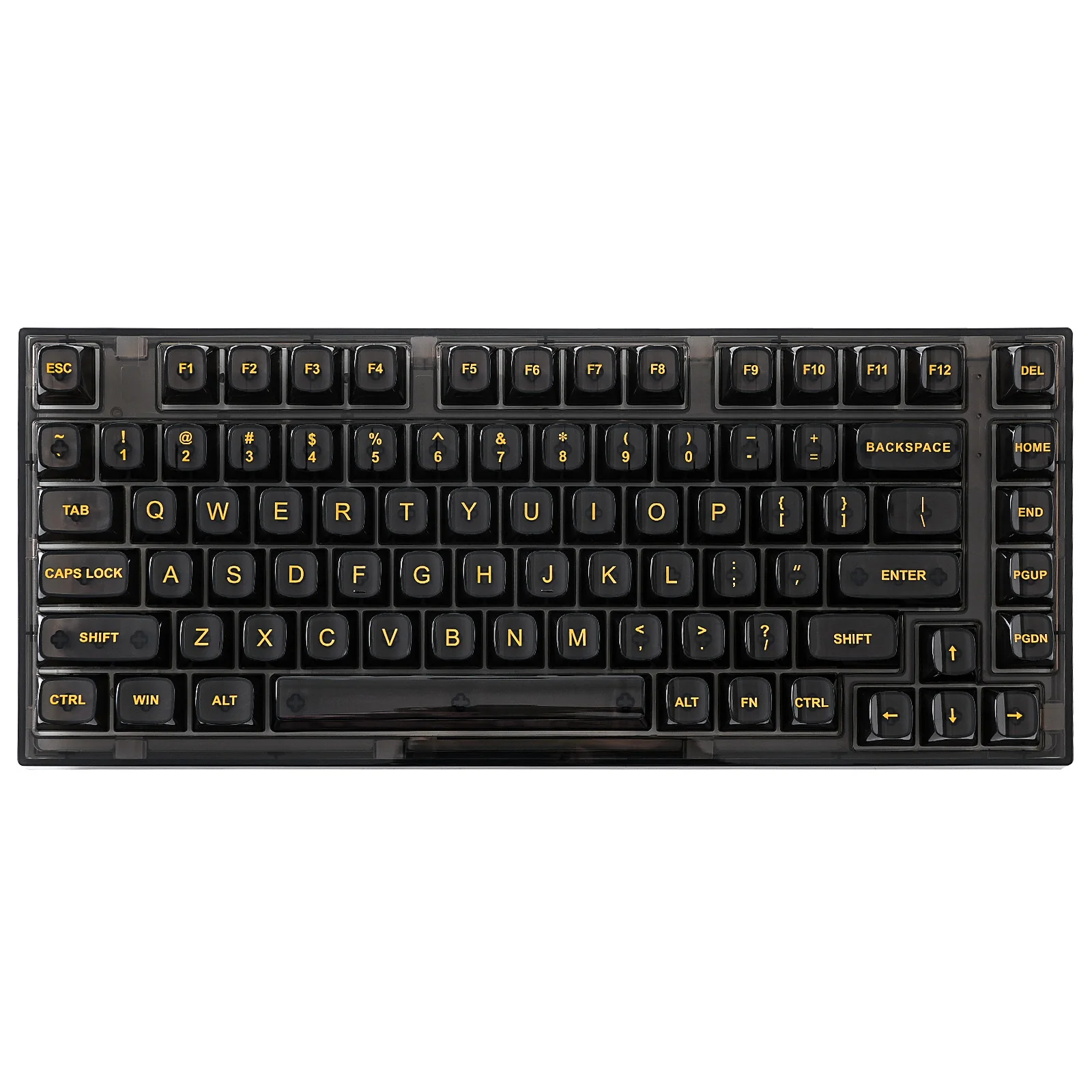 YUNZII X75 82 Keys Wired Hot Swappable Gasket Transparent Mechanical Keyboard - Image 10