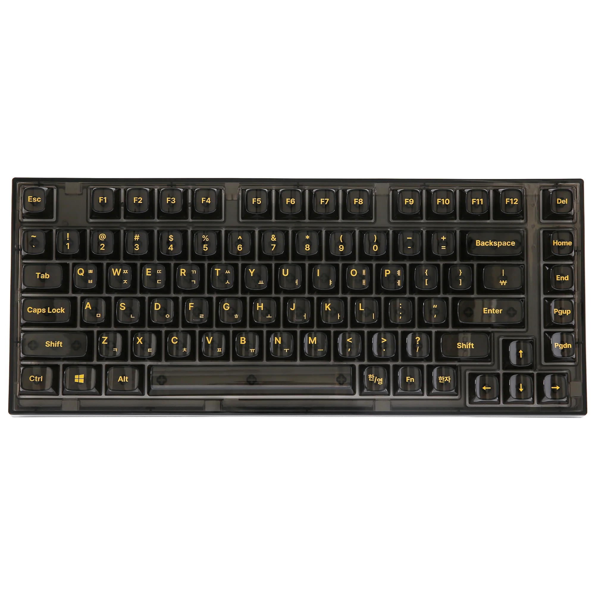 YUNZII X75 82 Keys Wired Hot Swappable Gasket Transparent Mechanical Keyboard - Image 13